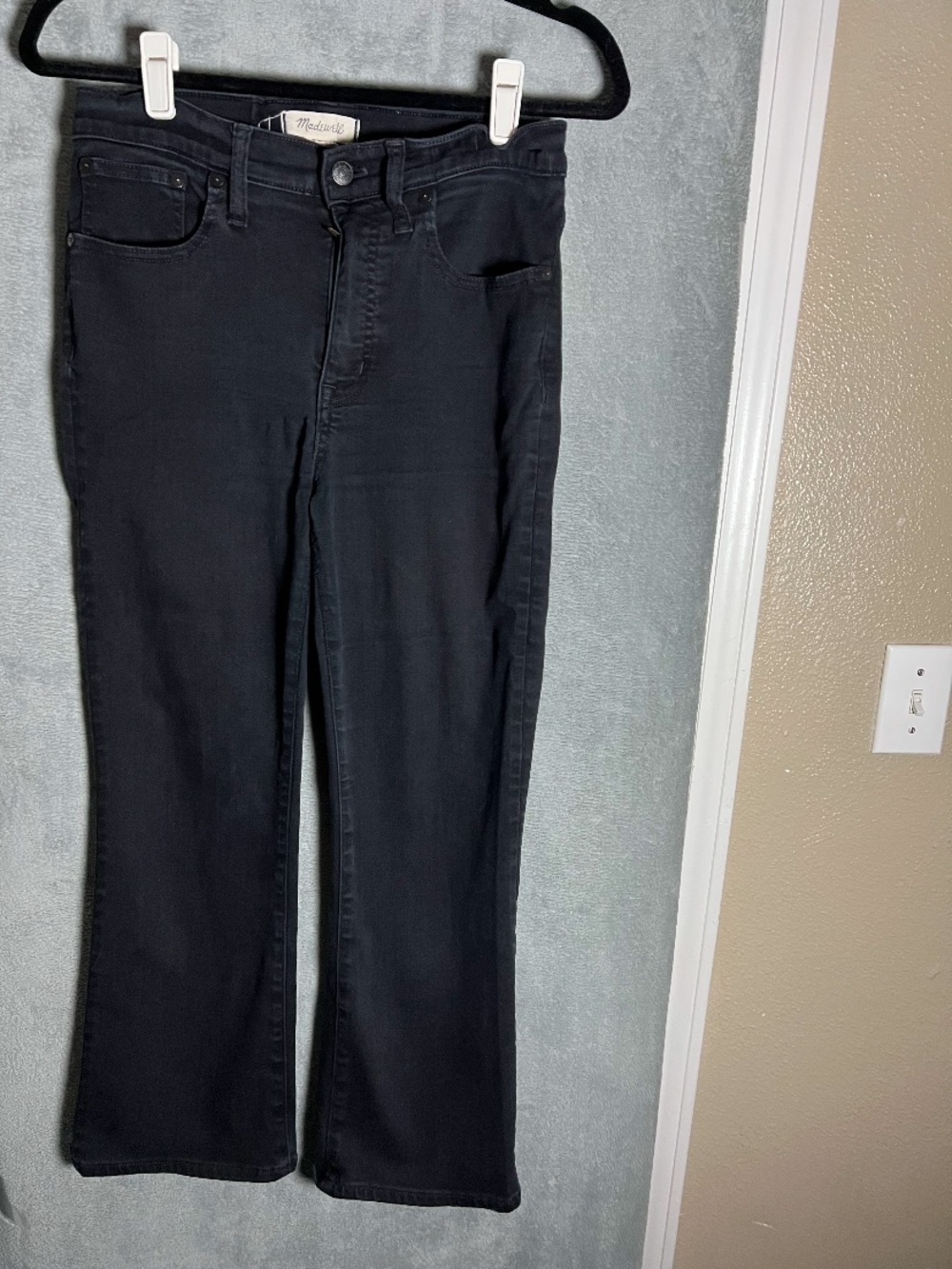 Madewell Women's Black Jeans Cali Demi-boot size 28